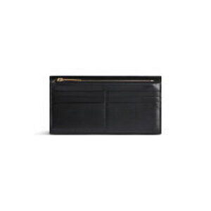 Balenciaga Card Wallet Black Wallet Holder Long Envelope